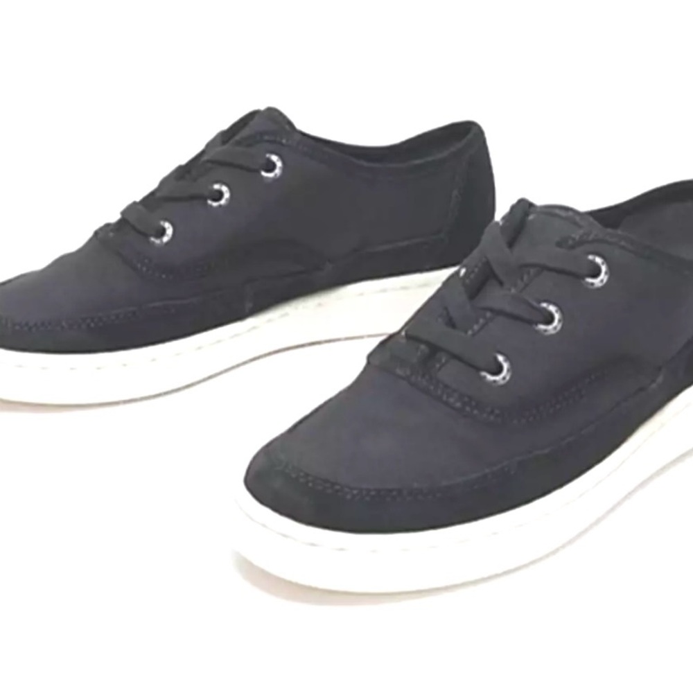 Women’s Zodiac Lace-up Black Sneakers Size 7 Med. - Picture 9 of 16